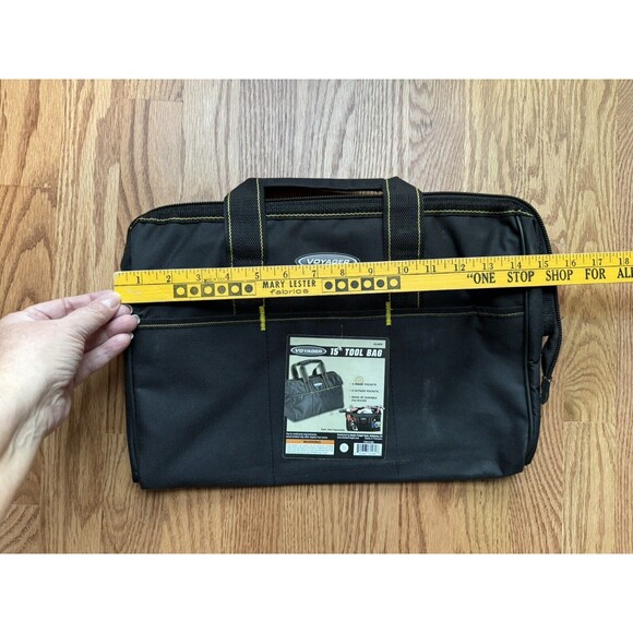 NWT Voyager Heavy Duty Tool Bag 15"x10"x9" With 6 Exterior & 8 Interior Pockets - Picture 4 of 8